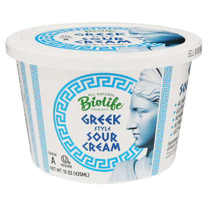 Sour Cream Greek Style –  16oz (454gr)