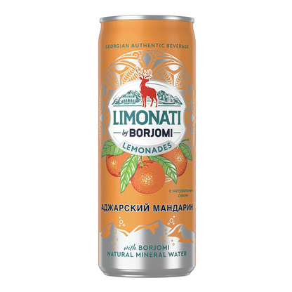 Газированный напиток Limonati Mandarin – 11,16 жидких унций (330,0 мл)
