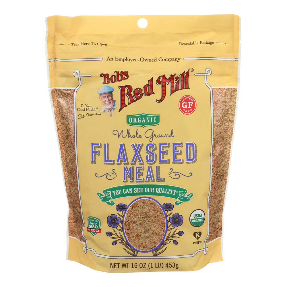 Organic Meal Flaxseeds Whole Ground – 16 oz (454 gr)