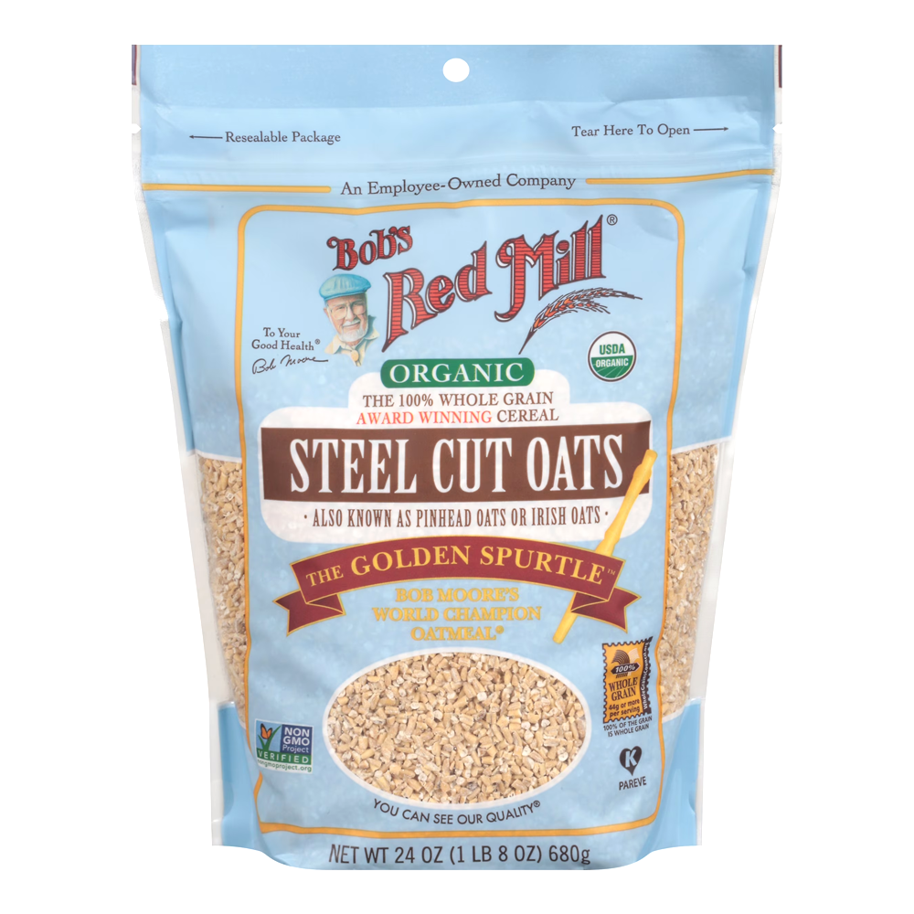 Organic Steel Cut Oats – 24 oz (680 gr)