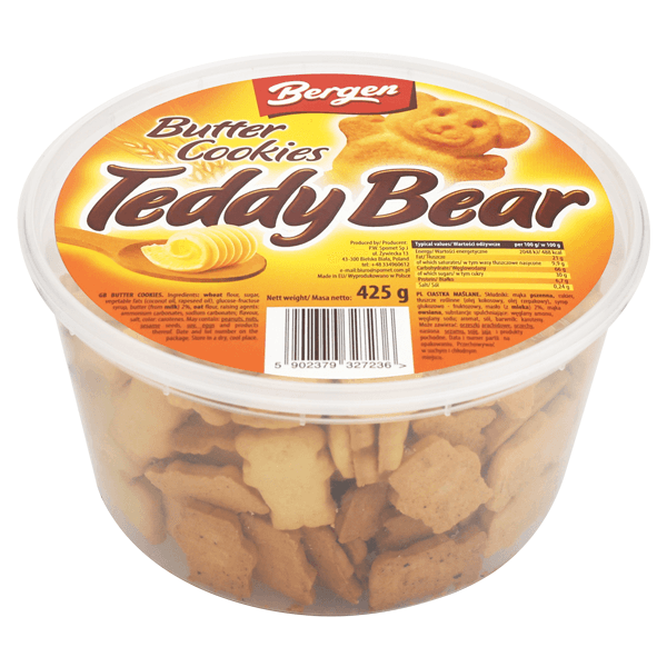 Cookies Teddy Bear with Butter – 15 oz (425gr)
