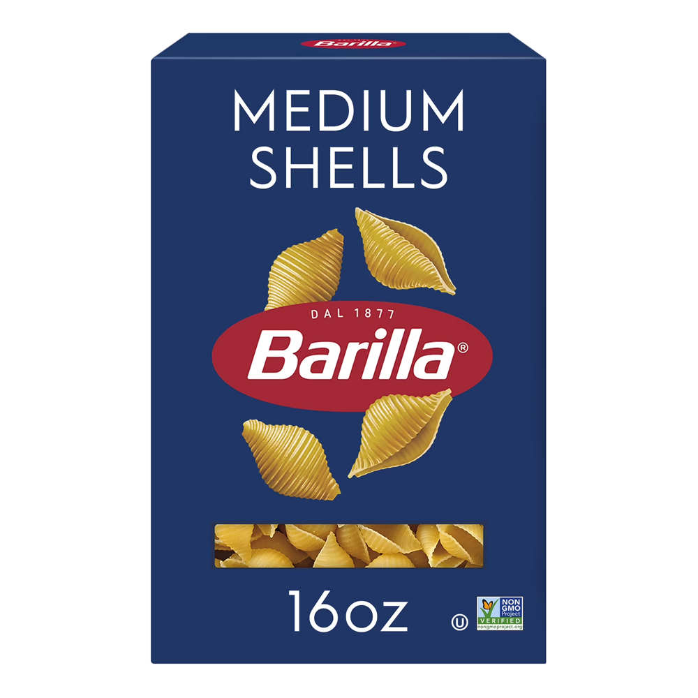 Pasta Medium Shells – 16 oz (454 gr)