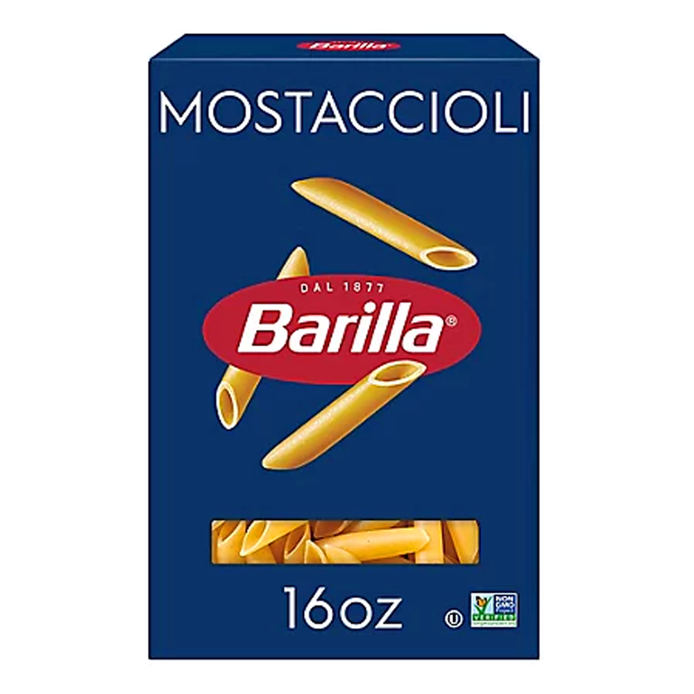 Pasta Mostaccioli – 16 oz (454 gr)