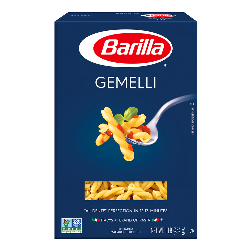 Pasta Gemelli – 16 oz (454 gr)