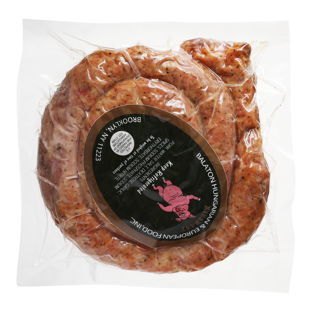 Kielbasa Round Homestyle –  Pre Pack – approx – 1lb