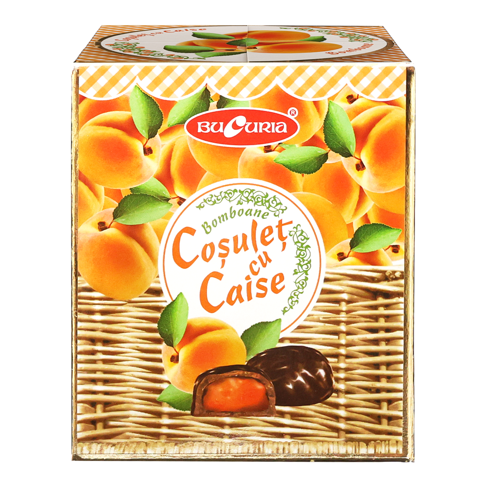 Candy Gift-Box Basket – With Apricot – 200 gr