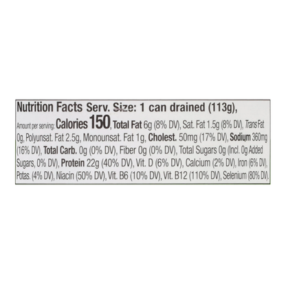 Canned Chunk Tuna with Light Oil – 5 oz (142 gr)