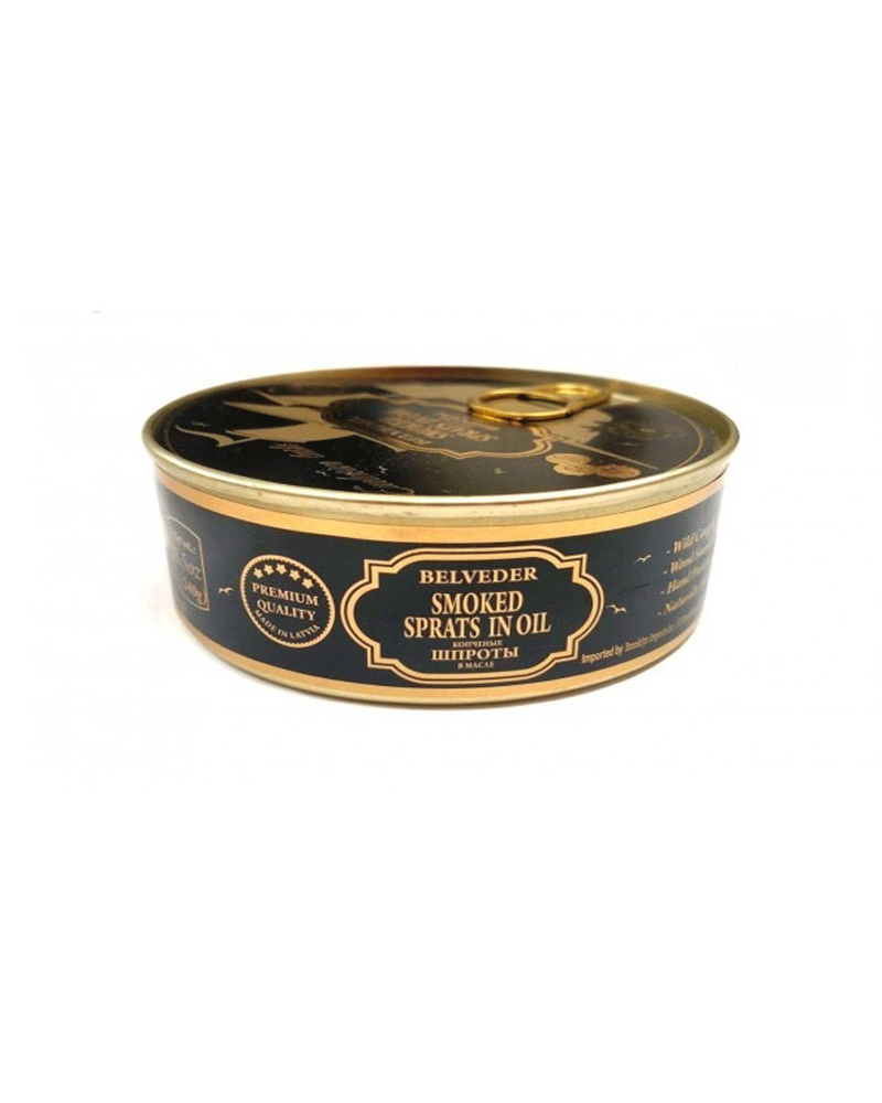 Belveder - Canned Fish (E/O) Riga Sprats-Oil 240gr