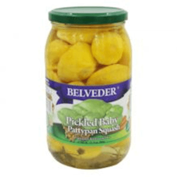 Belveder Marinated Baby Squash Pattisons – 1.9 lb (860gr)