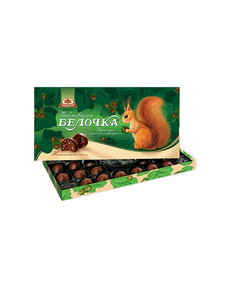 Babaevskiy – Candy Gift-box Belochka With Nuts 400gr