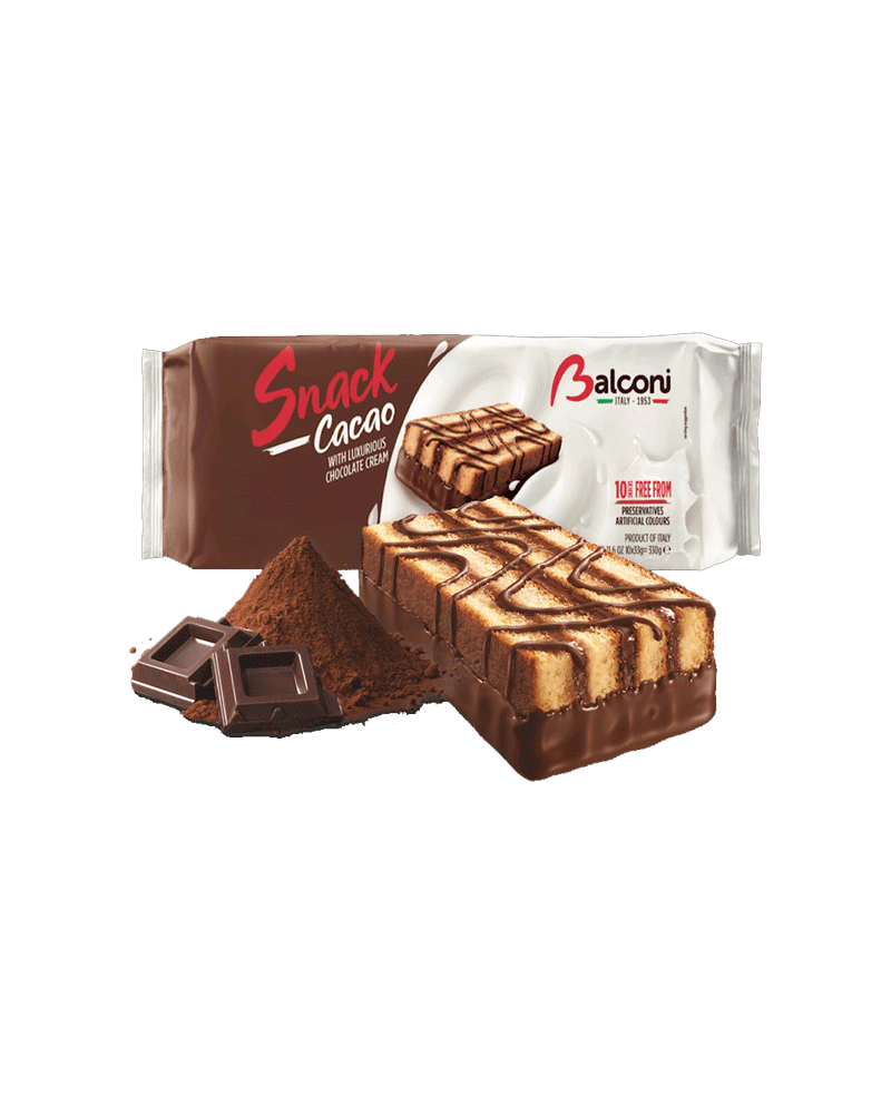 Balconi - Biscuit (Snack) Sponge-Cake Cocoa 330gr