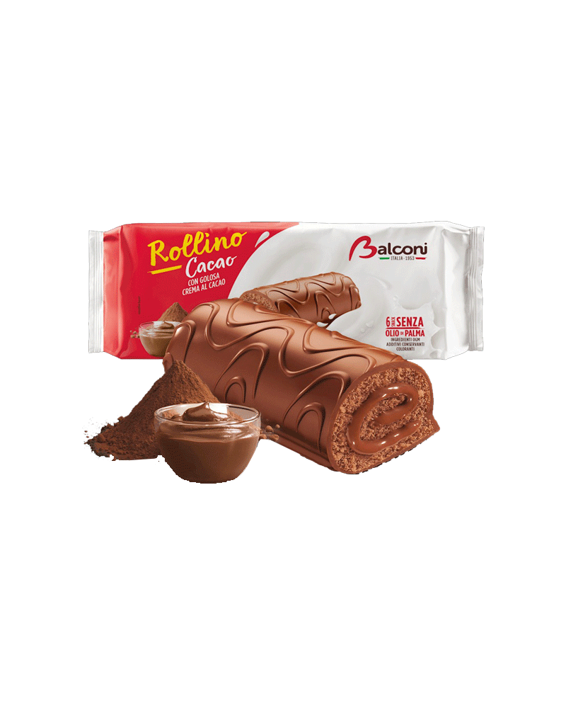 Balconi - Sponge Rollino W/Cocoa 222gr