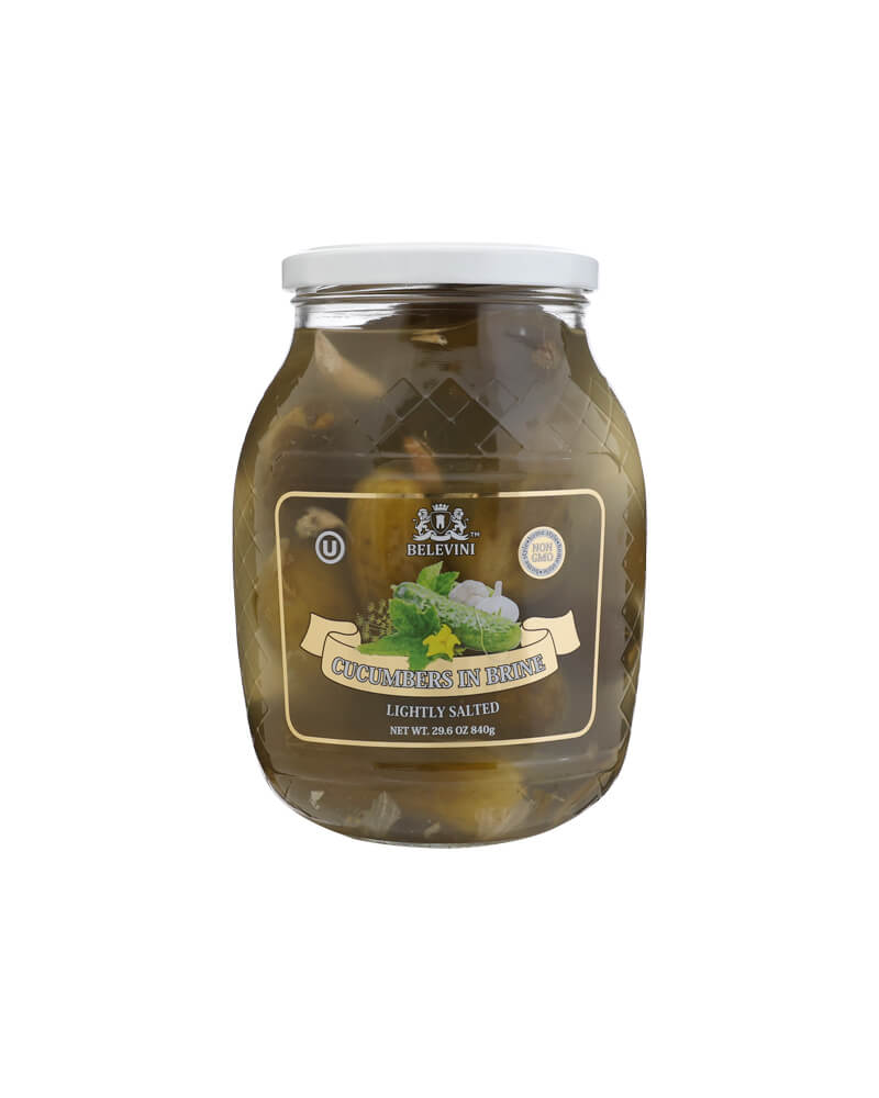 Belevini - Brine (Semi-Salted) Cucumbers 860gr