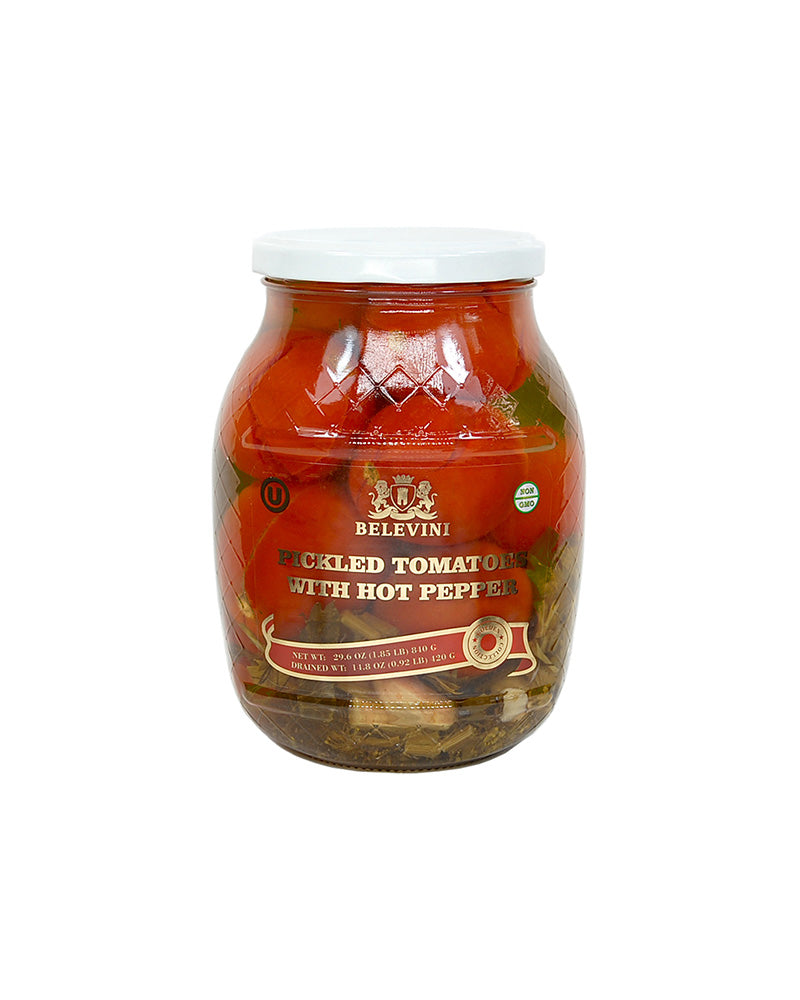 Belevini - Marinated Tomatoes W/Hot Peppers 840gr