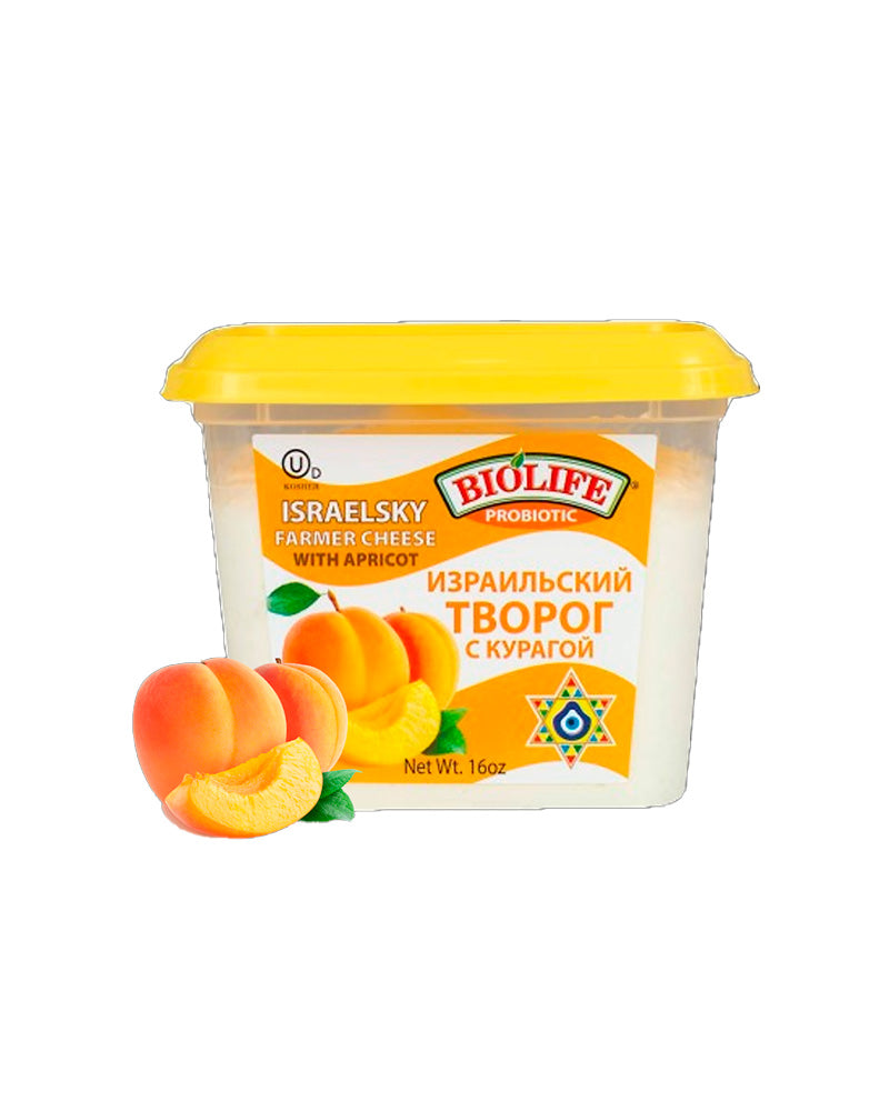 Biolife - Farmer Cheese Israelskiy With Apricot 16oz