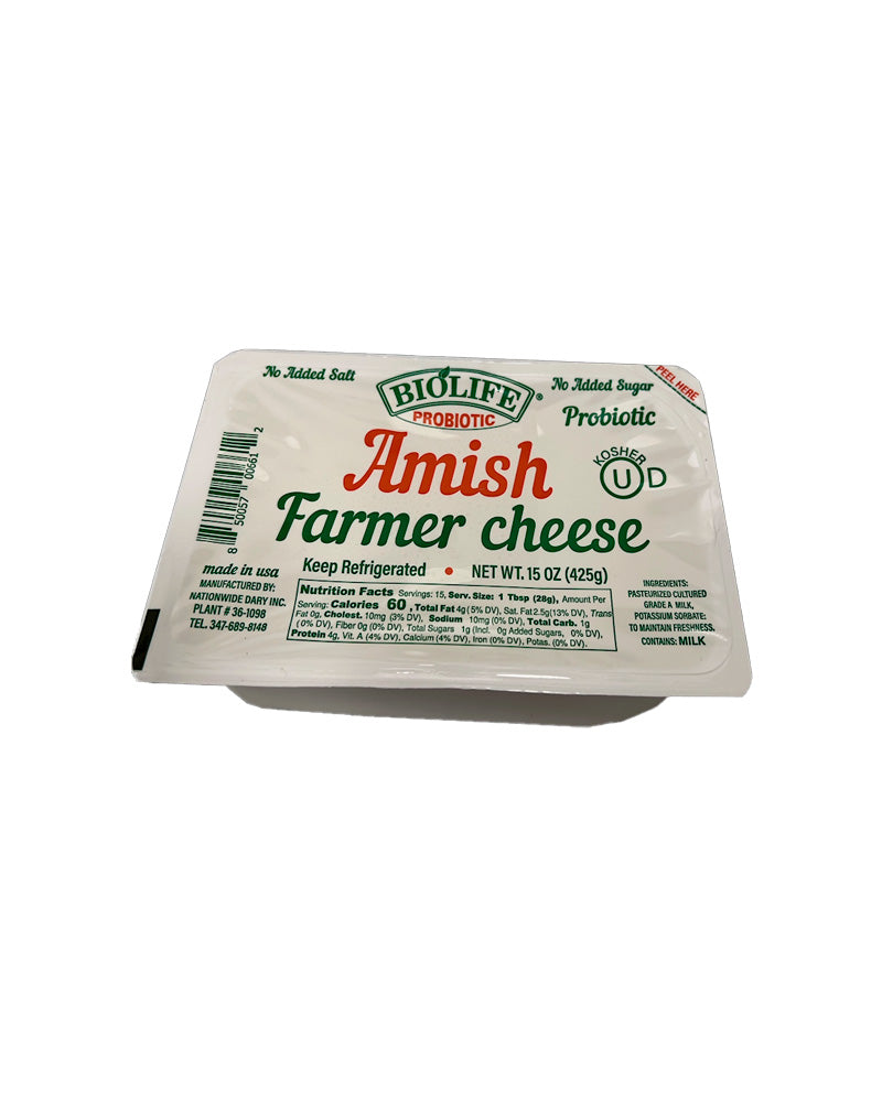 Biolife - (Soft Pack) Farmer Cheese Amish 15oz