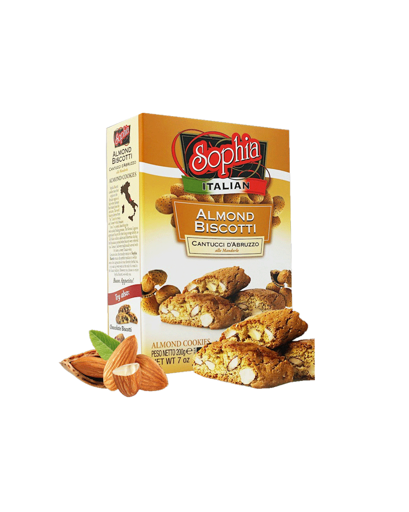 Sophia - Biscotti Cantuccini Almond 200gr