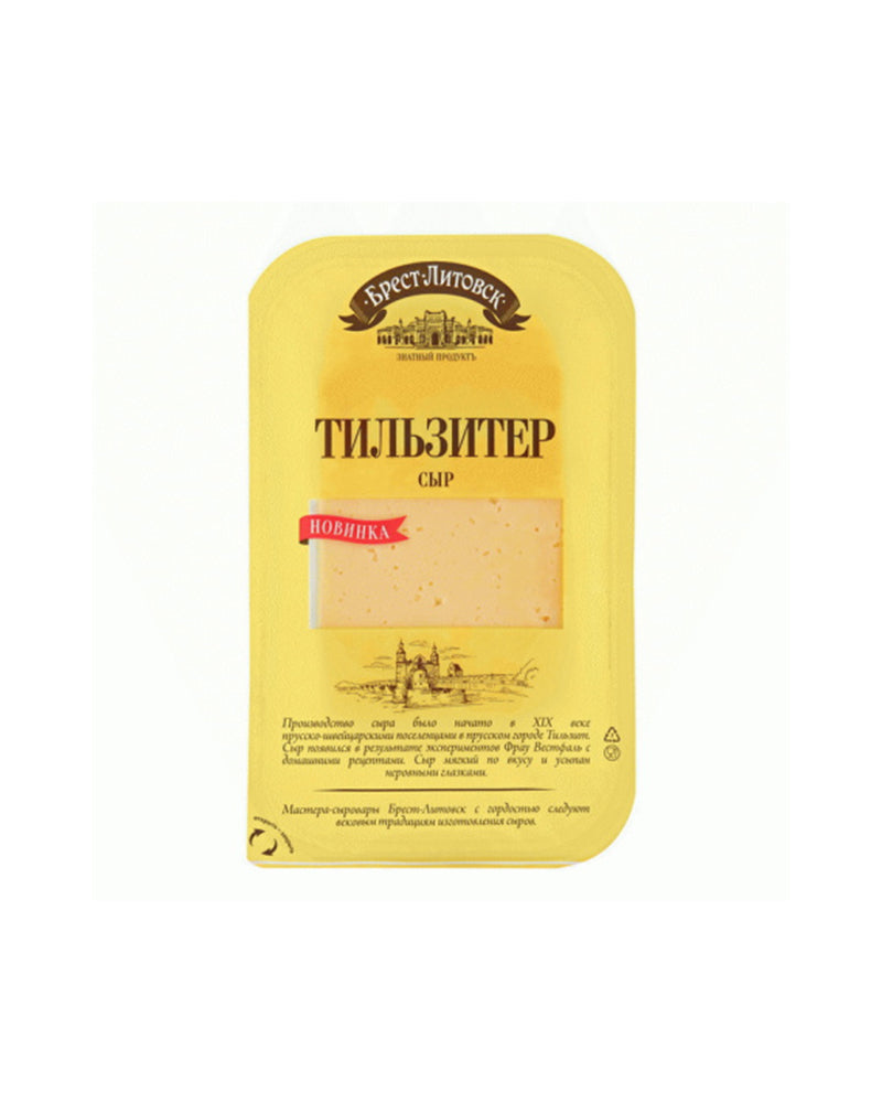 Brest-Litovsk – Sliced Cheese Tilziter 45% 130gr