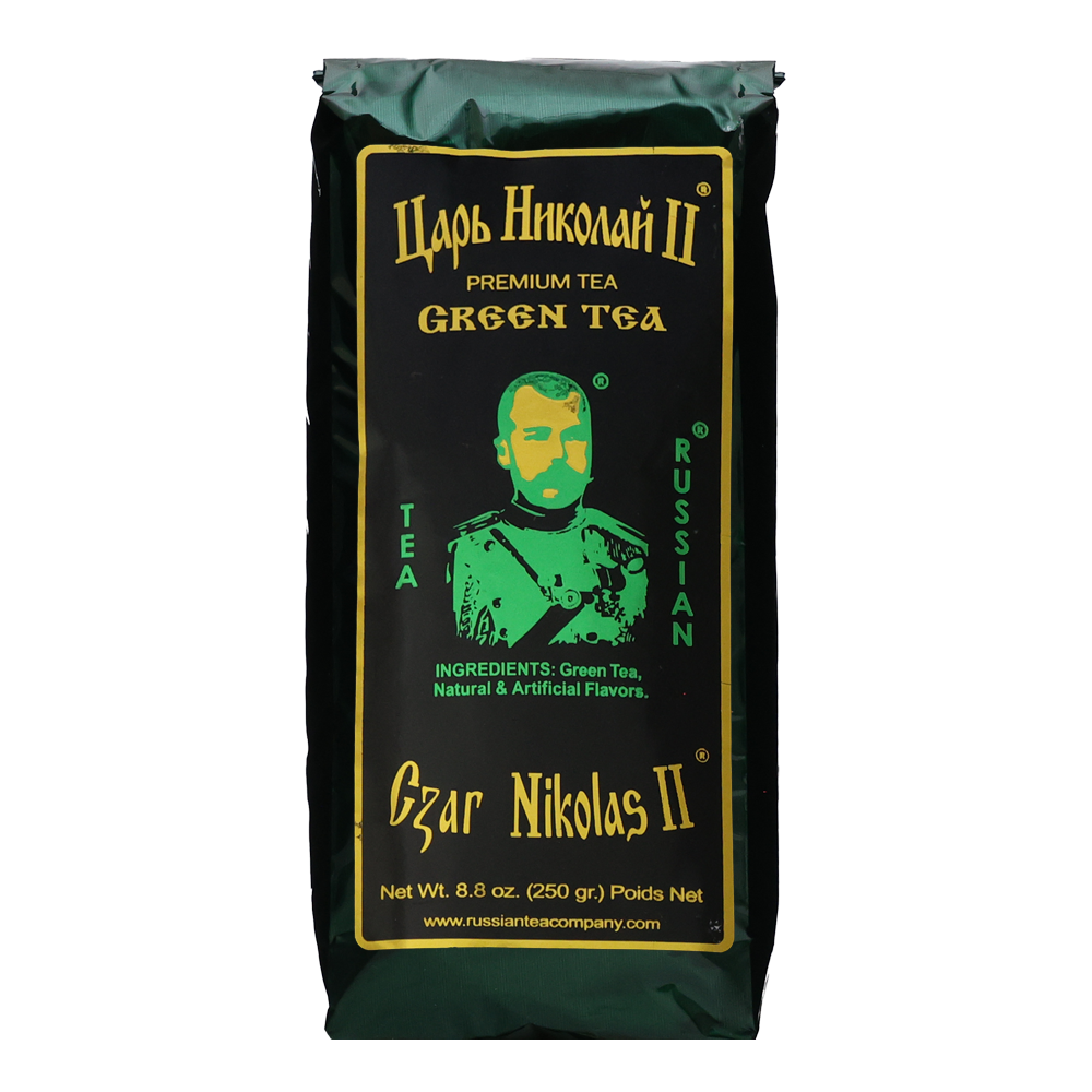 Czar Nikolas II Tea Green Loose Premium – 8.82 oz (250gr)