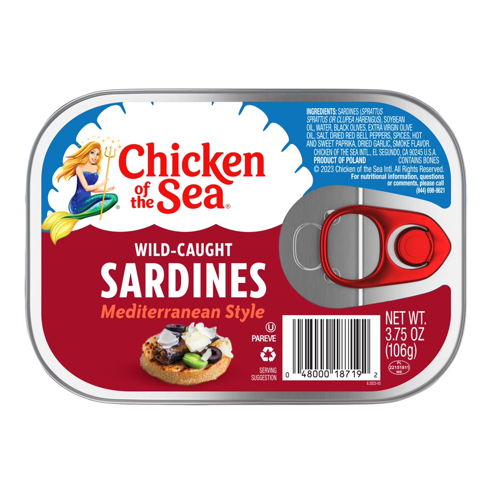 Canned Sardines Mediterranean Style – 3.75 oz (106 gr)