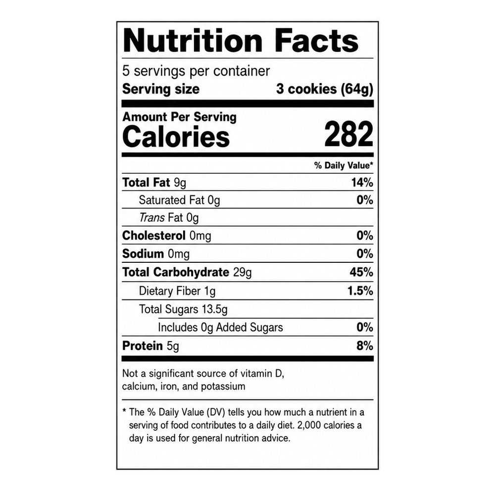 Cookies Dark with Mango and Passion – 10.58 oz (300gr)