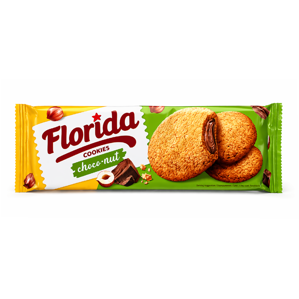 Cookies Florida with Chocolate and Nuts – 5.57 oz (158gr)