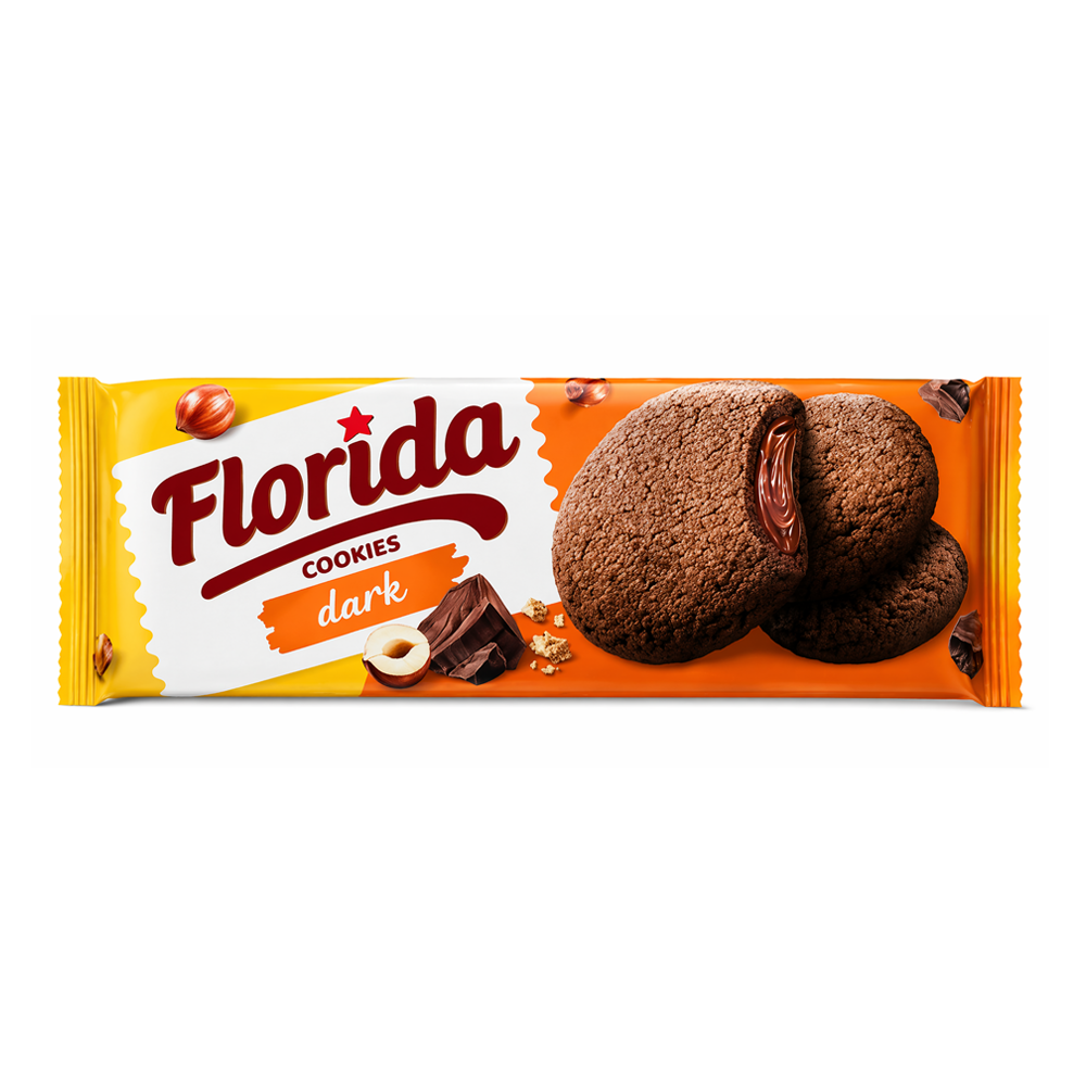 Cookies Florida Dark with Chocolate and Nuts – 5.57 oz (158gr)
