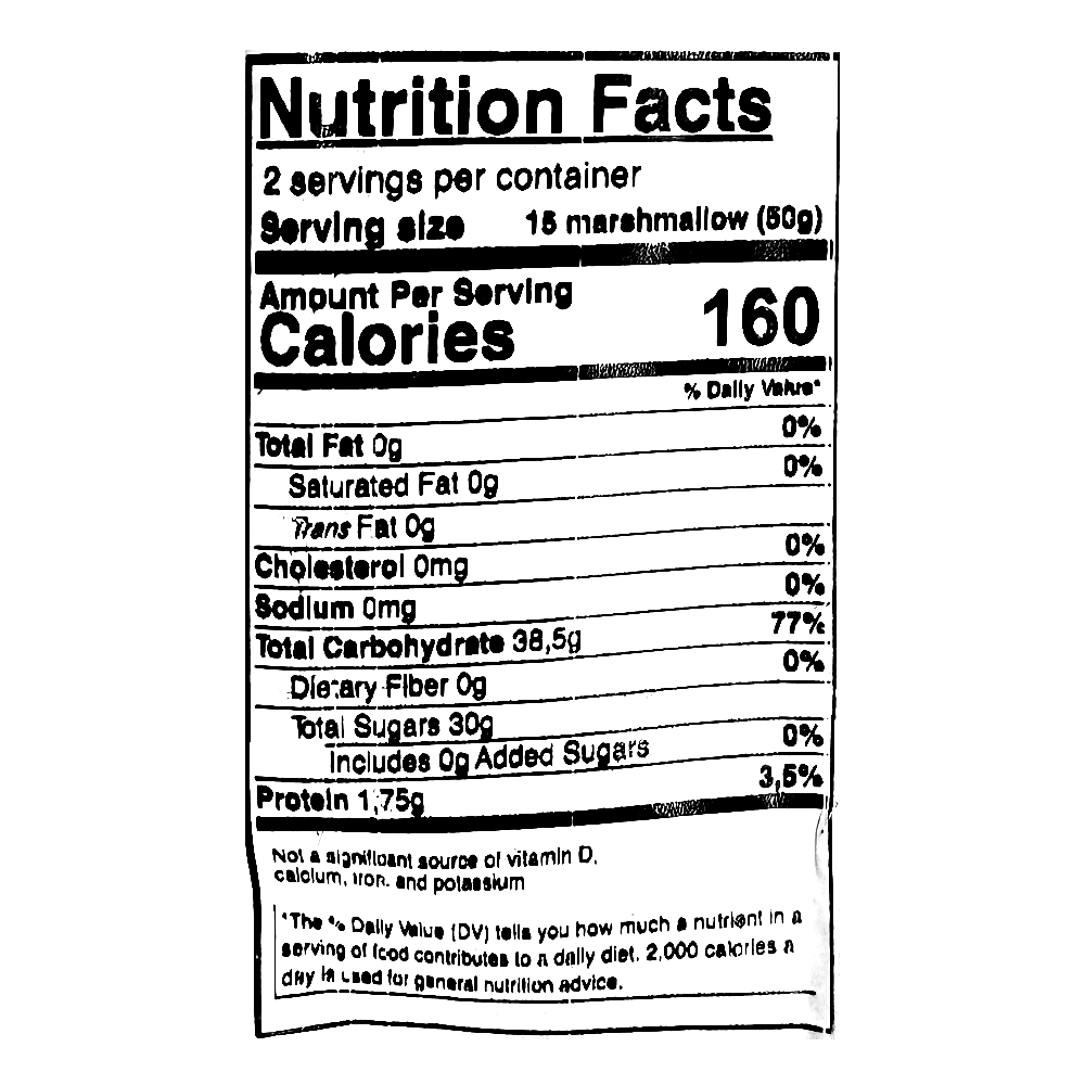 Marshmallow Mello Lovely – 3.53 oz (100gr)