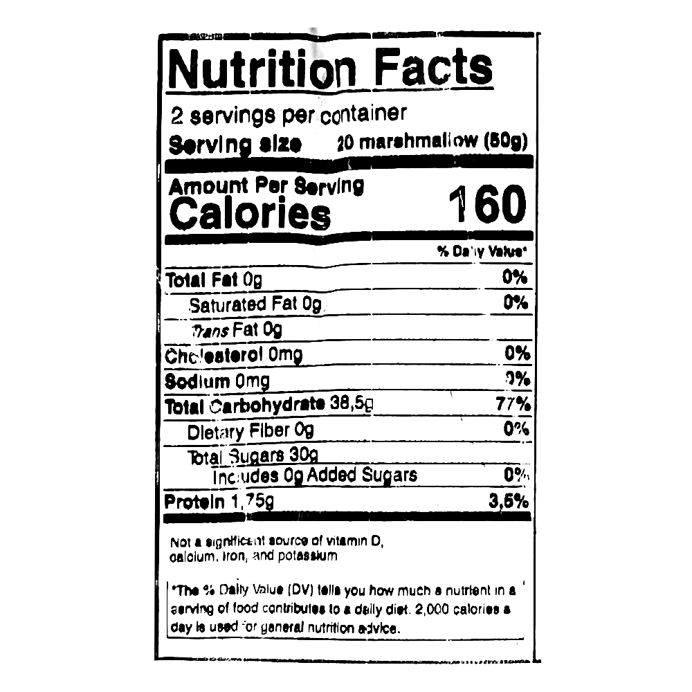 Marshmallow Mello Minis – 3.53 oz (100gr)