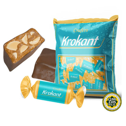 Candy Choco Krokant Blue with Peanuts – Pack – 14.82 oz (420 gr)