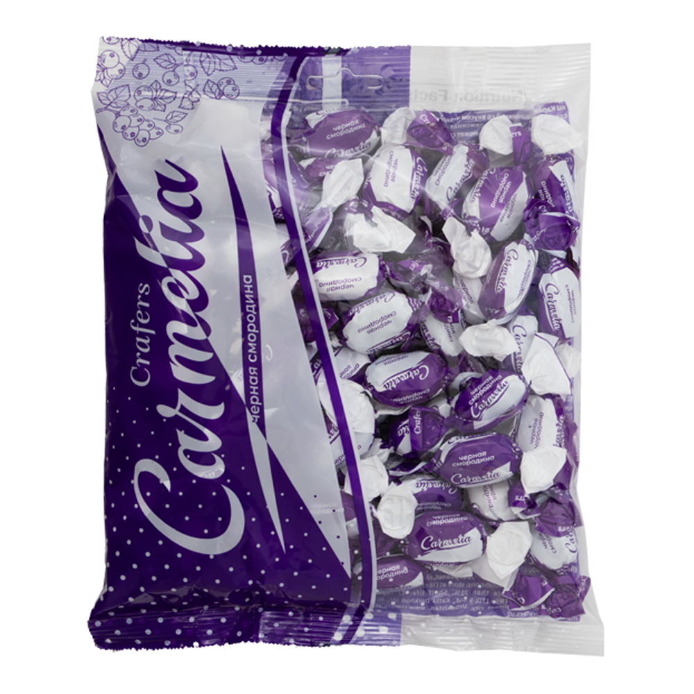 Candy Caramel Carmelia Blackcurrant –  Pack – 17.64 oz (500gr)