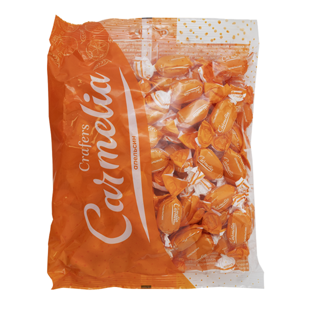 Candy Caramel Carmelia Orange –  Pack – 17.64 oz (500gr)