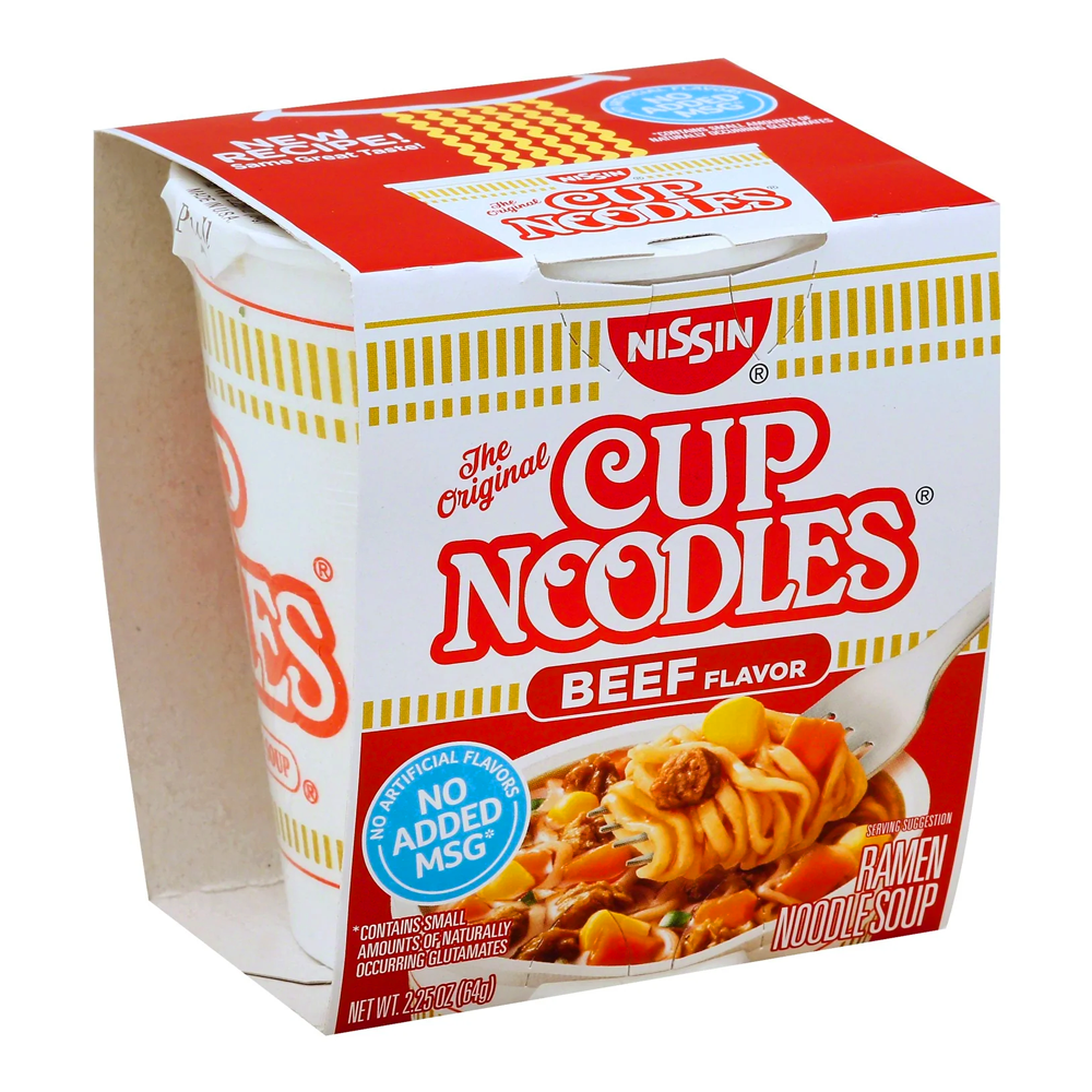 Cup Noodles Beef – 2.25 oz (64 gr)