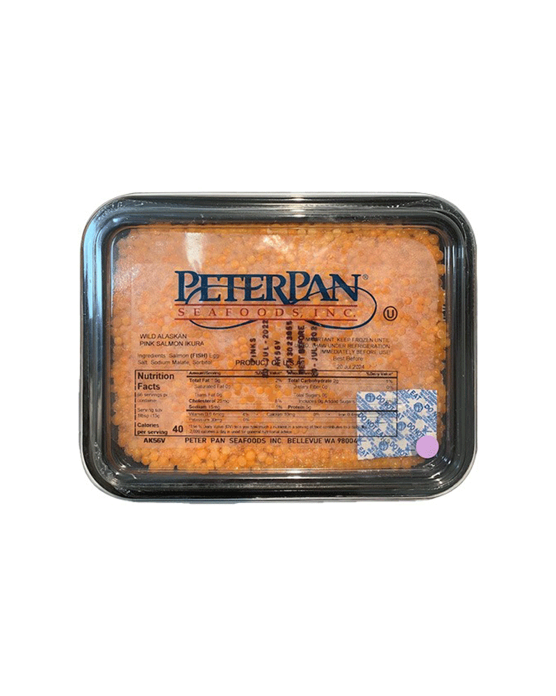 Peter Pan - Red Caviar (Purple) Pink#3 Salmon Roe in Tray 1kg