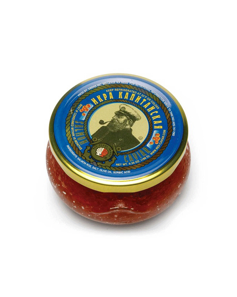 Red Pearl - Red Caviar Sockeye Salmon Capitan (Glass) 180gr