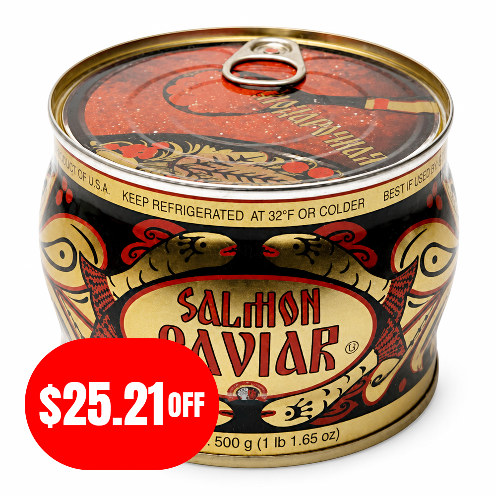 Red Caviar Chum Salmon Podarochnaya – 17.64 oz (500gr)
