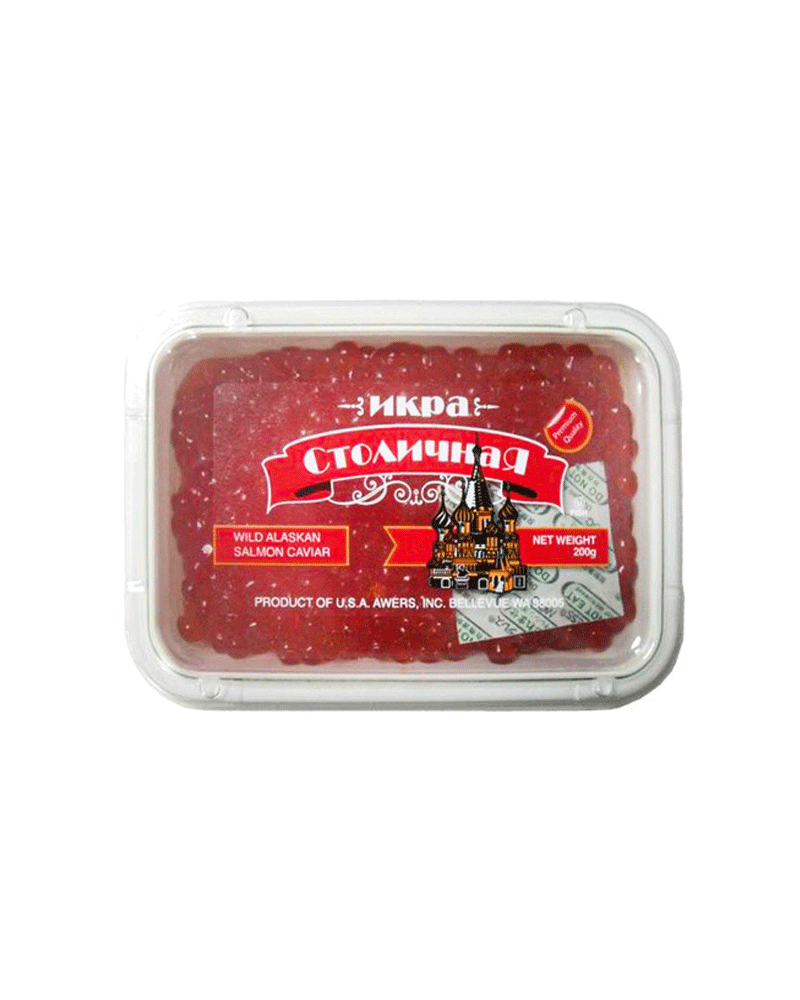 Awers - Red Caviar Chum-Stolichnaya (Tray) 200gr