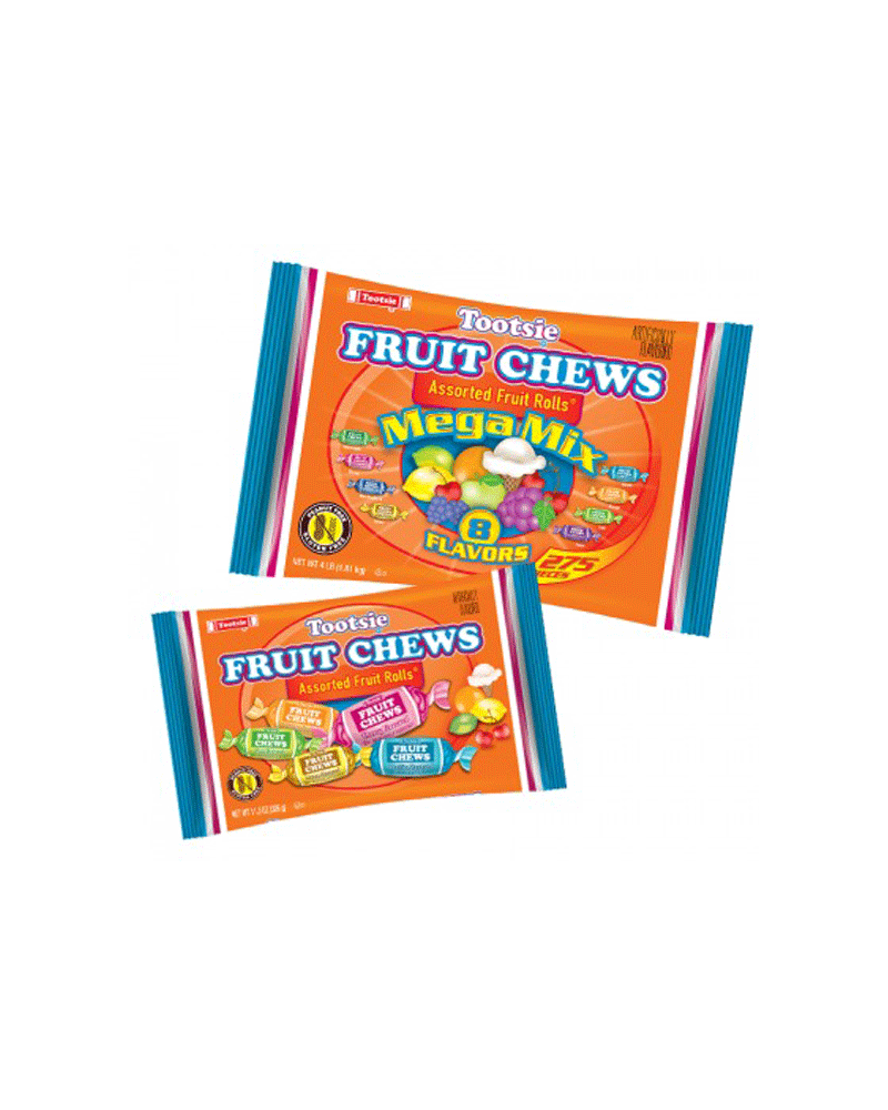 Tootsie – Candy Toffee Tootsie Fruit Chews 2.2lb