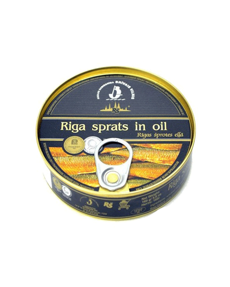 Belveder - Canned Fish (e/o) Riga Sprats-Oil 160gr