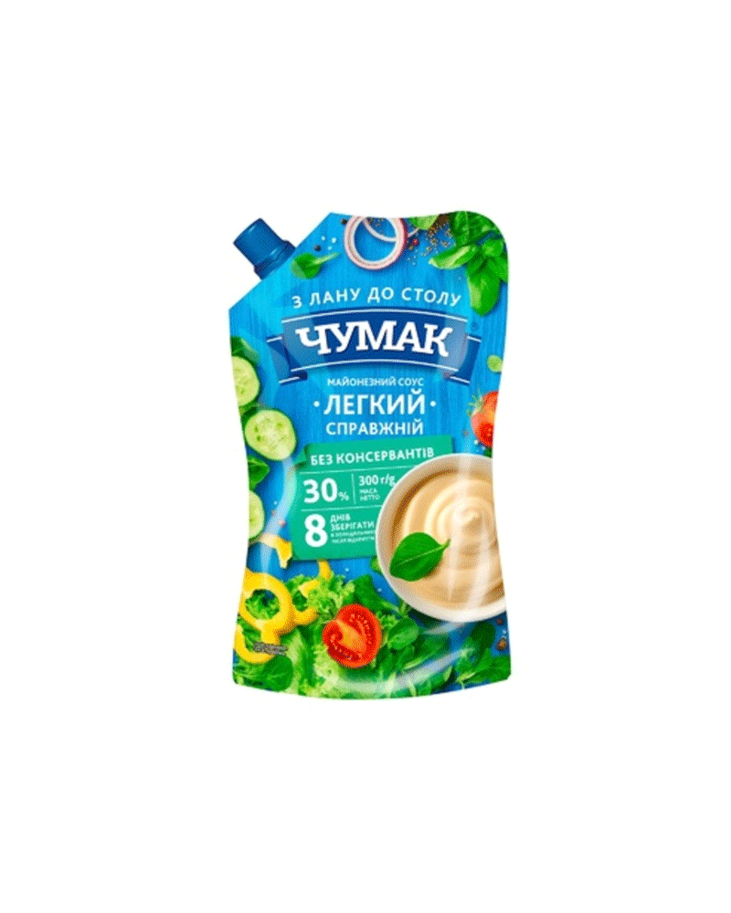 Chumak - Mayonnaise (Doy Pack) Light 30% 300gr