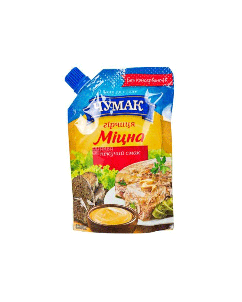 Chumak - Sauce-Seasoning (Doy Pack) Mustard Strong 120gr