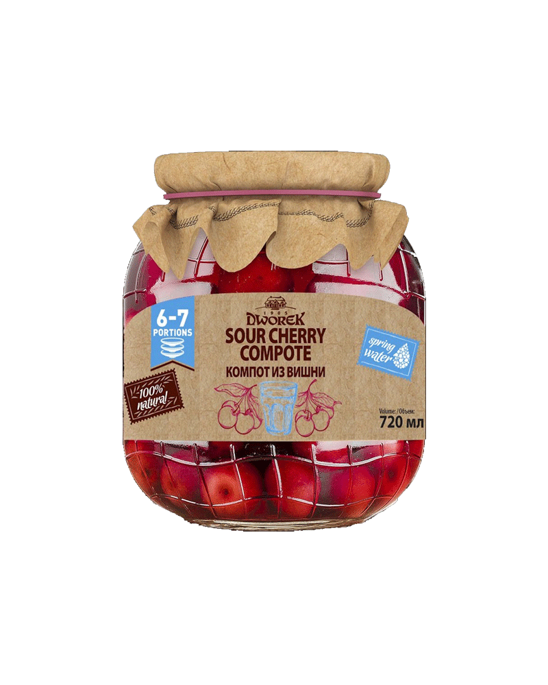 Dworek - Compote Sour Cherry 720gr