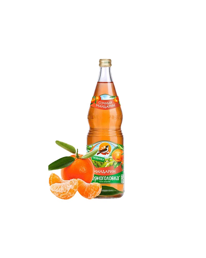 Chernogolovka - Mandarin Soda Drink (Glass) 1lt