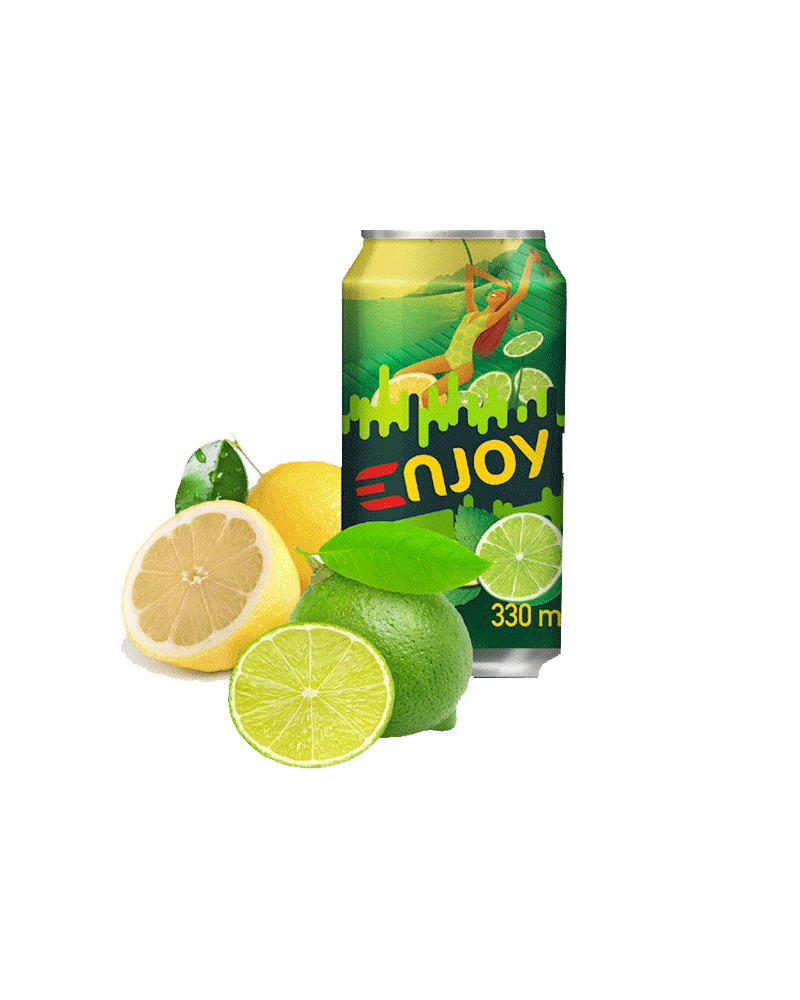 Njoy - Soda-Drink (Can) Lemon-Lime 330ml