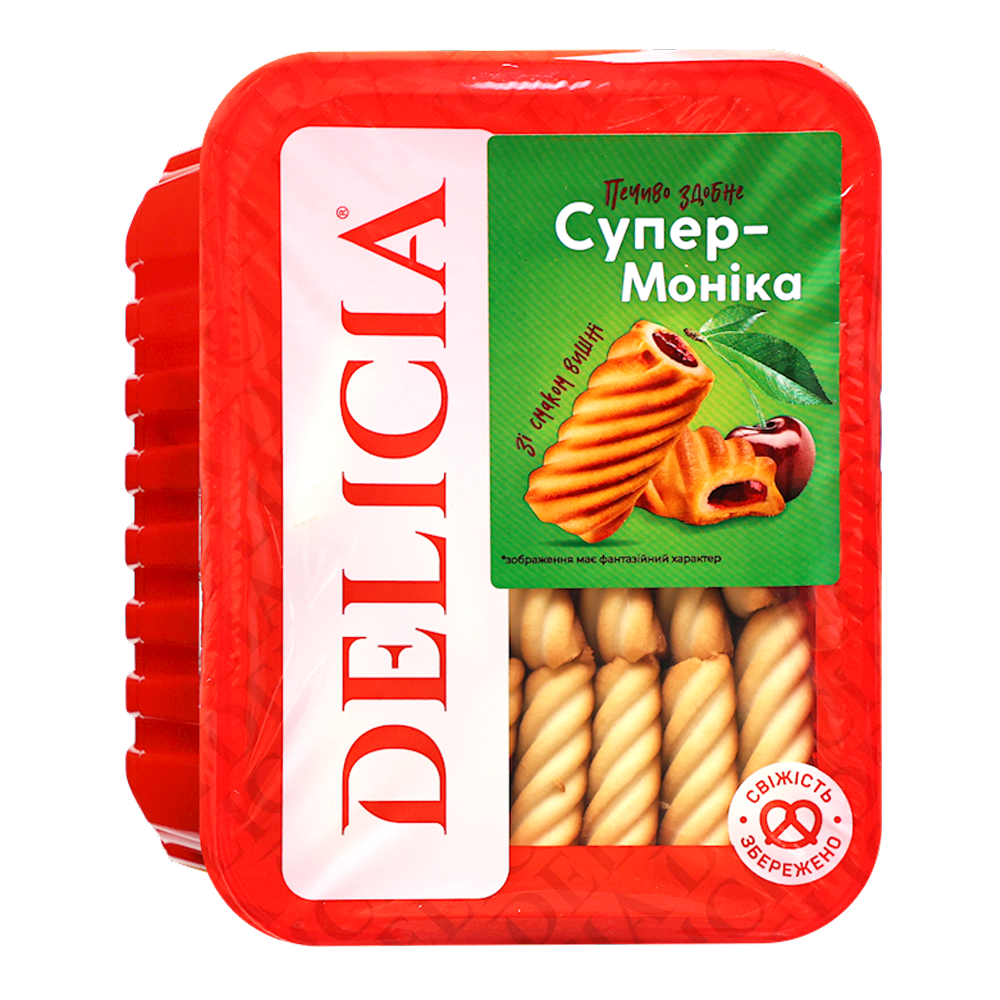 Cookies Super Monica with Cherry – Box – 14.11 oz (400 gr)