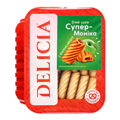 Cookies Super Monica with Apple – Box – 14.11 oz (400 gr)