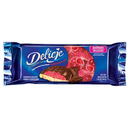 Biscuit Choco Glazed Cookies with Raspberry – 5.19 oz (147gr)