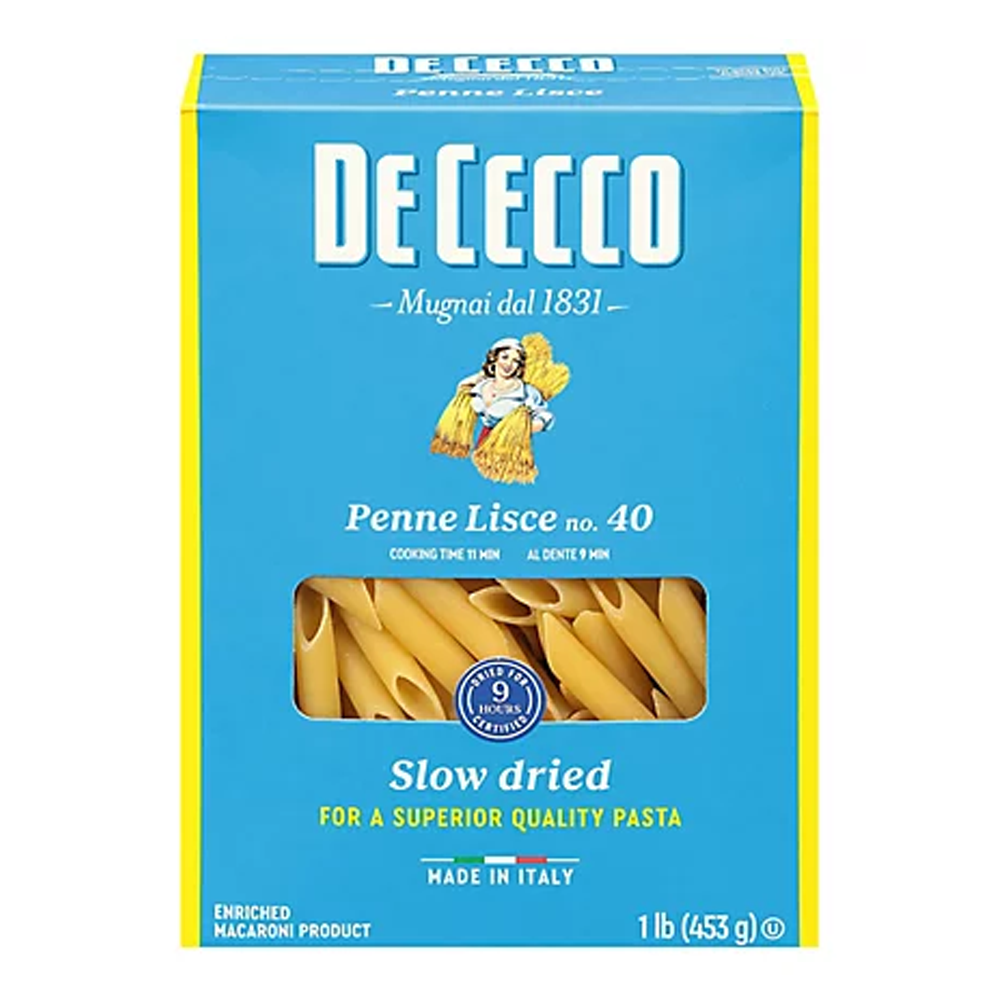 Pasta Penne #40 – 16 oz (454 gr)