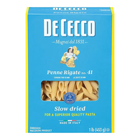Pasta Penne Rigate #41 – 16 oz (454 gr)