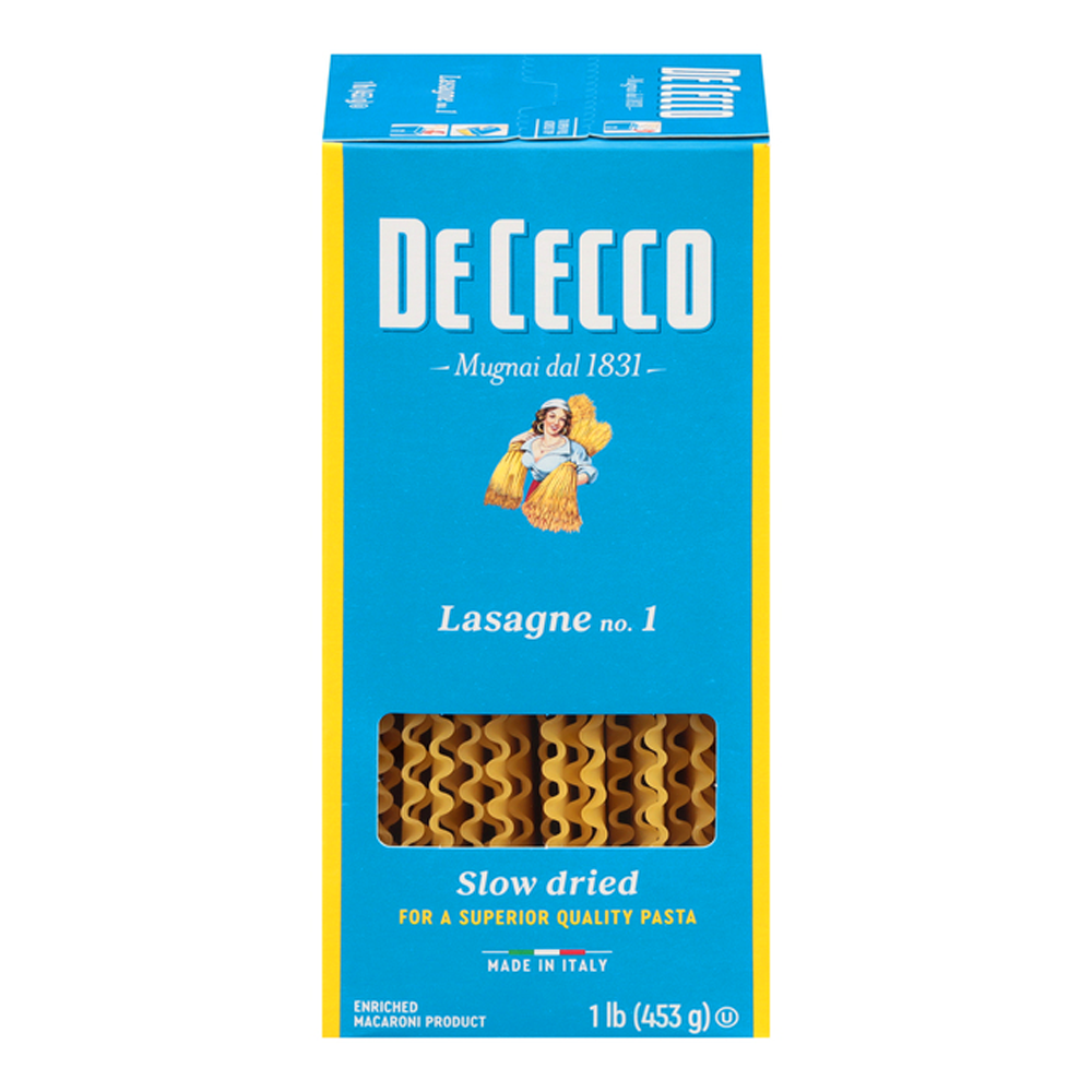 Pasta Lasagne #1 – 16 oz (454 gr)